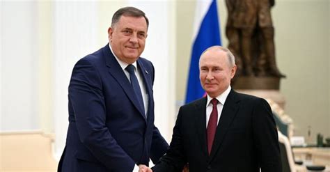 Russia's Putin meets Bosnian Serb leader Dodik, hails rise in trade